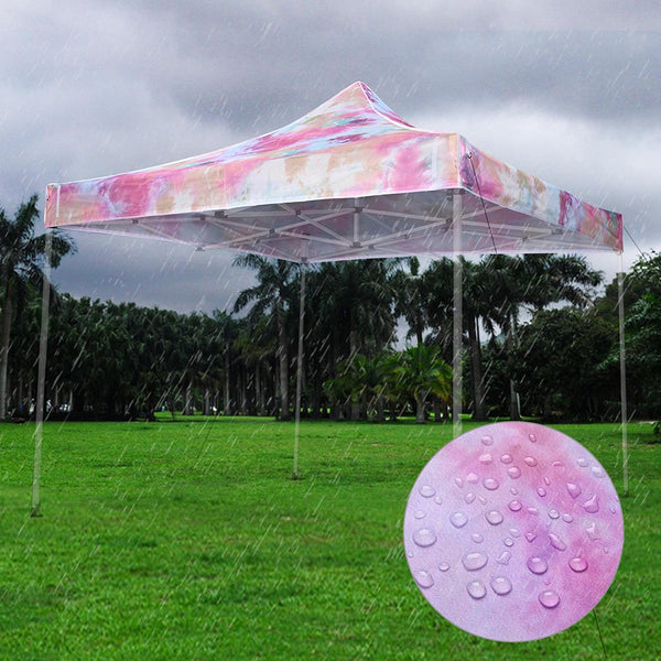10x10 Tie-dyed Pink Canopy Replacement Top 9'7"x9'7"