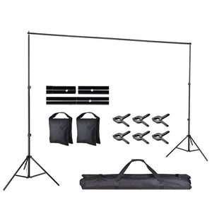 Backdrop Stand for Party Trade Show Banner 10Wx7H