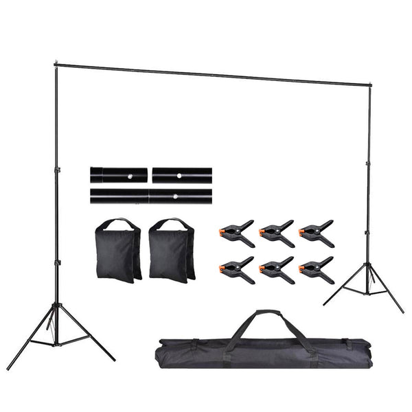 Backdrop Stand for Party Trade Show Banner 10Wx7H