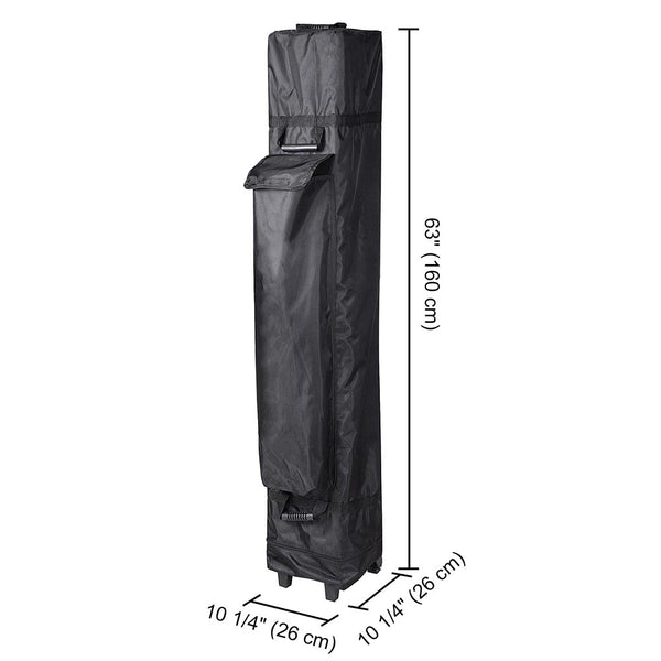 InstaHibit Canopy Storage Bag with Wheels 11x11x63in.