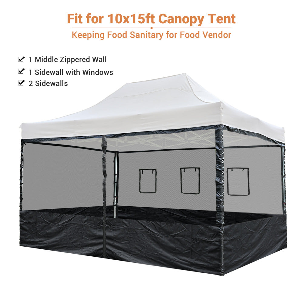 ネット　１０，２ｍ×１，８ｍ InstaHibit Canopy Netting Mesh Side Side Panel 10x15
