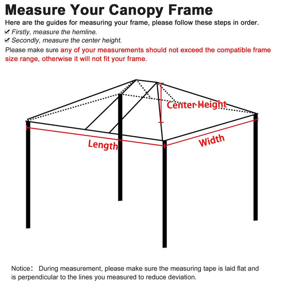 InstaHibit Canopy Replacement Top 10x20