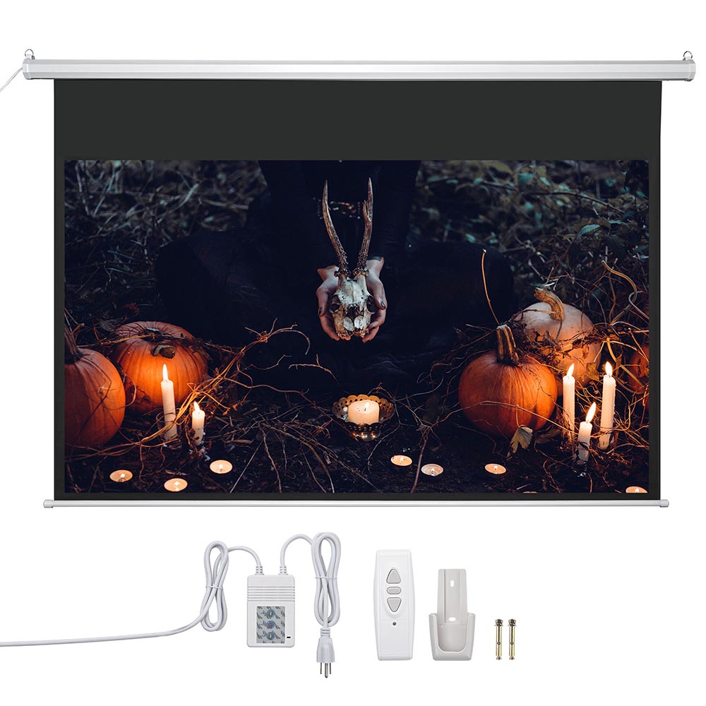 Instahibit Screens 92" 16:9 Electric Projector Screen Wall/Ceiling