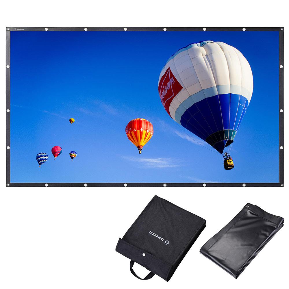 Instahibit Screens 120" 16:9 Front Projection Screen PVC Leather