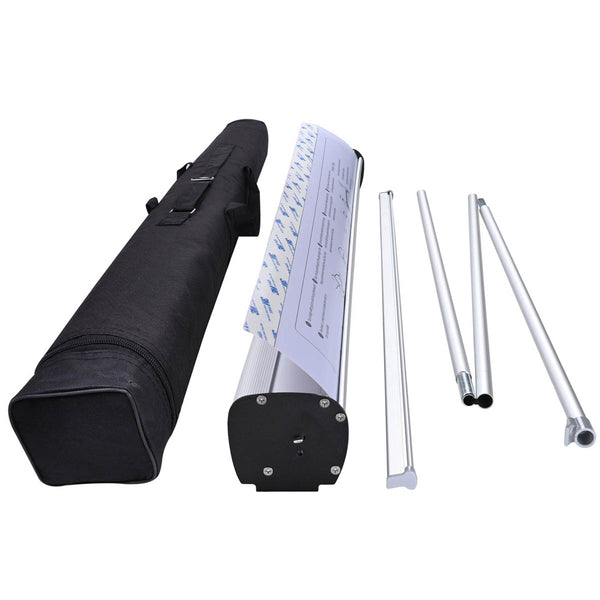 Retractable Banner Stand for Trade Show Banner 33x79 in