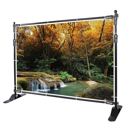 Backdrop Stand for Party Trade Show Banner 10Wx7.5H
