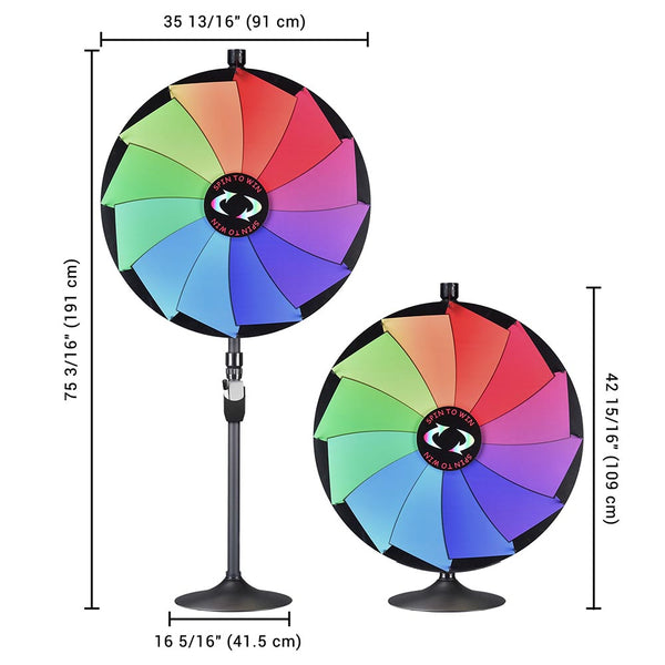36 in Prize Wheel Tabletop or Floorstand
