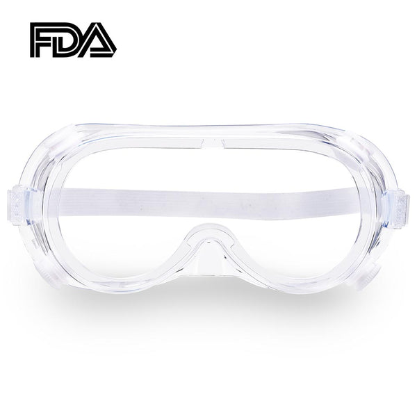 Disposable Glasses Protective Goggles Clear Lens 1-Pack