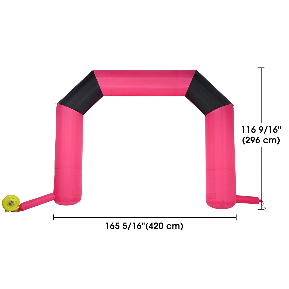 Custom Inflatable Arch with Air Blower, Custom Header Logo & Color