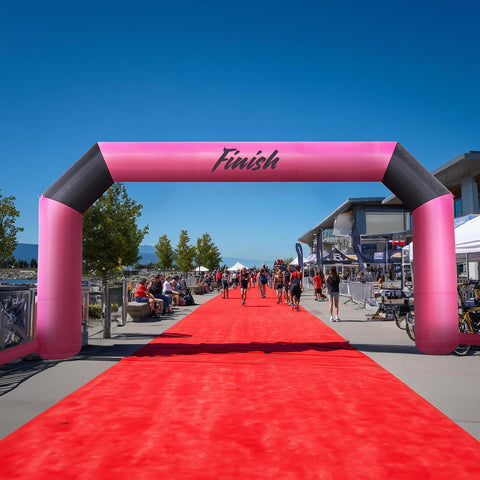 Custom Inflatable Arch with Air Blower, Custom Header Logo & Color