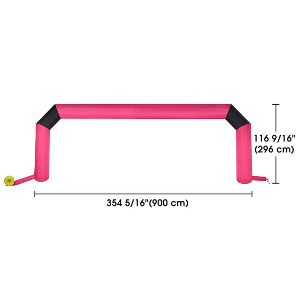 Custom Inflatable Arch with Air Blower, Custom Header Logo & Color