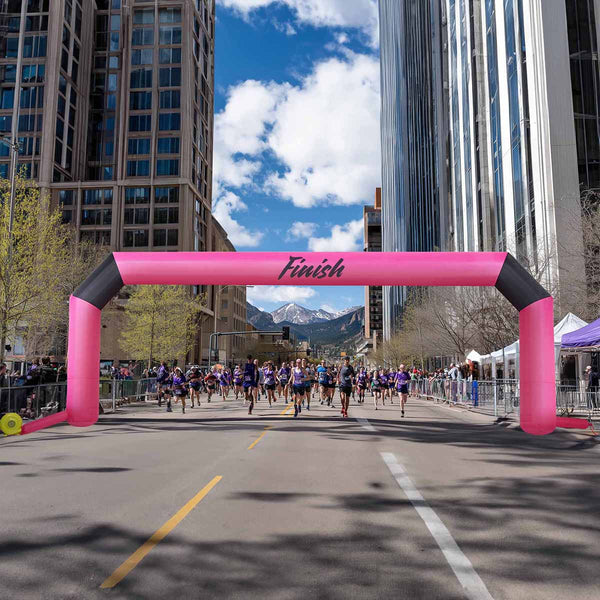 Custom Inflatable Arch with Air Blower, Custom Header Logo & Color