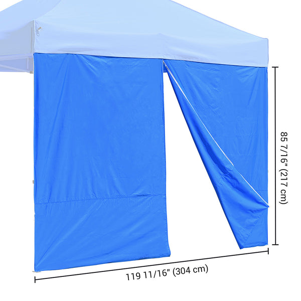 InstaHibit Canopy Sidewall with Zipper CPAI-84 UV50+ 10x7ft