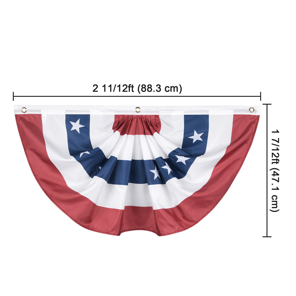 Pleated Fan Flag 6Pcs – instahibit.com